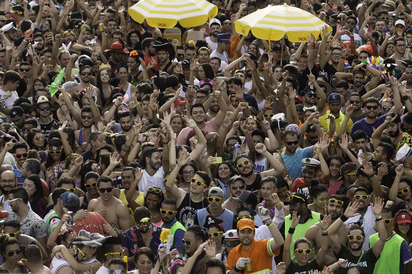 Bloco de rua no Carnaval de São Paulo