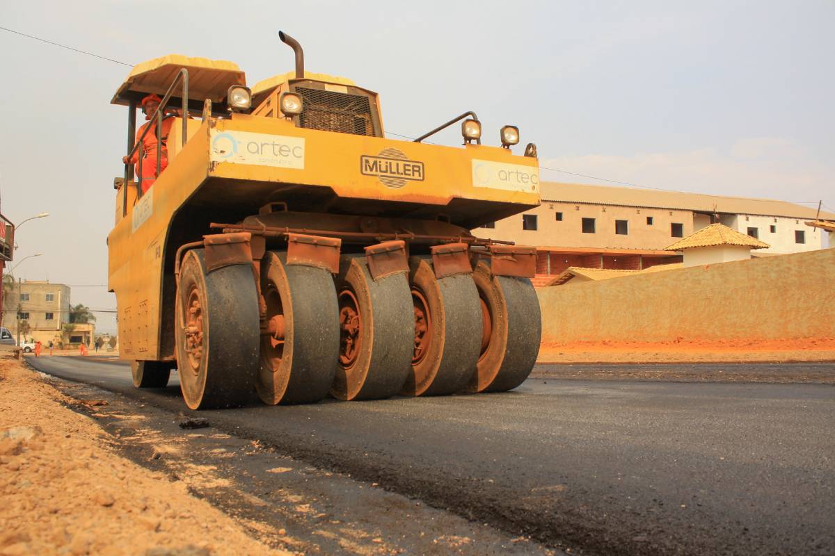 Obras de drenagem e pavimentação em Vicente Pires-Metrópoles