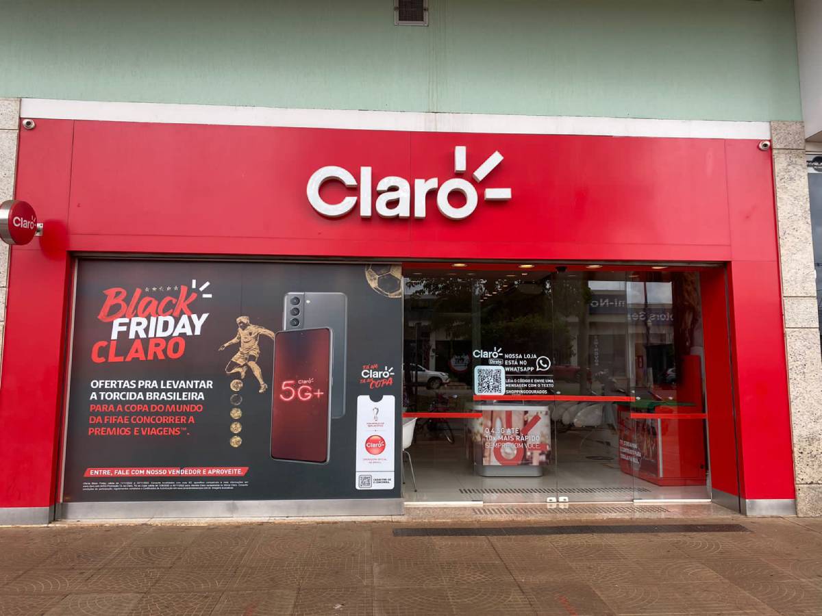 Fachada da Loja da Claro-Metrópoles