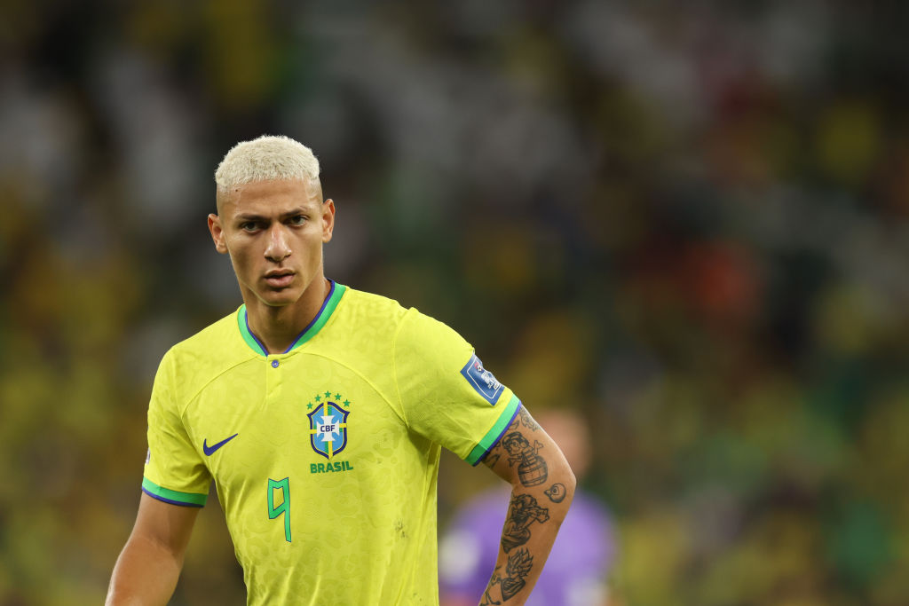 Richarlison durante a Copa do Mundo