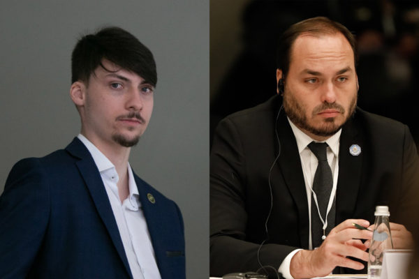 Carlos Bolsonaro (PL) e Jair Renan Bolsonaro (PL)