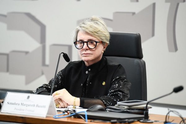 Foto colorida da senadora Margareth Buzetti (PSD-MT) - Metrópoles