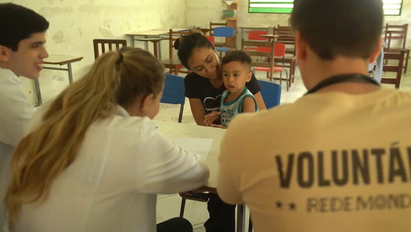 Missão voluntária com alunos da Unip - Metrópoles