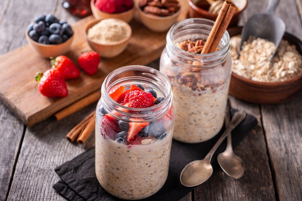 Melhor que pão? Overnight oats é rica em fibras para o café da manhã