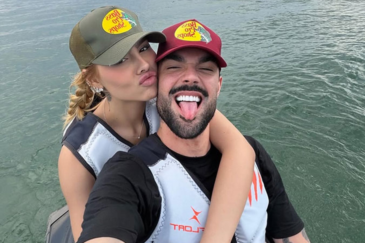 Após flagra em Aeroporto, Luan Pereira e noiva curtem viagem romântica