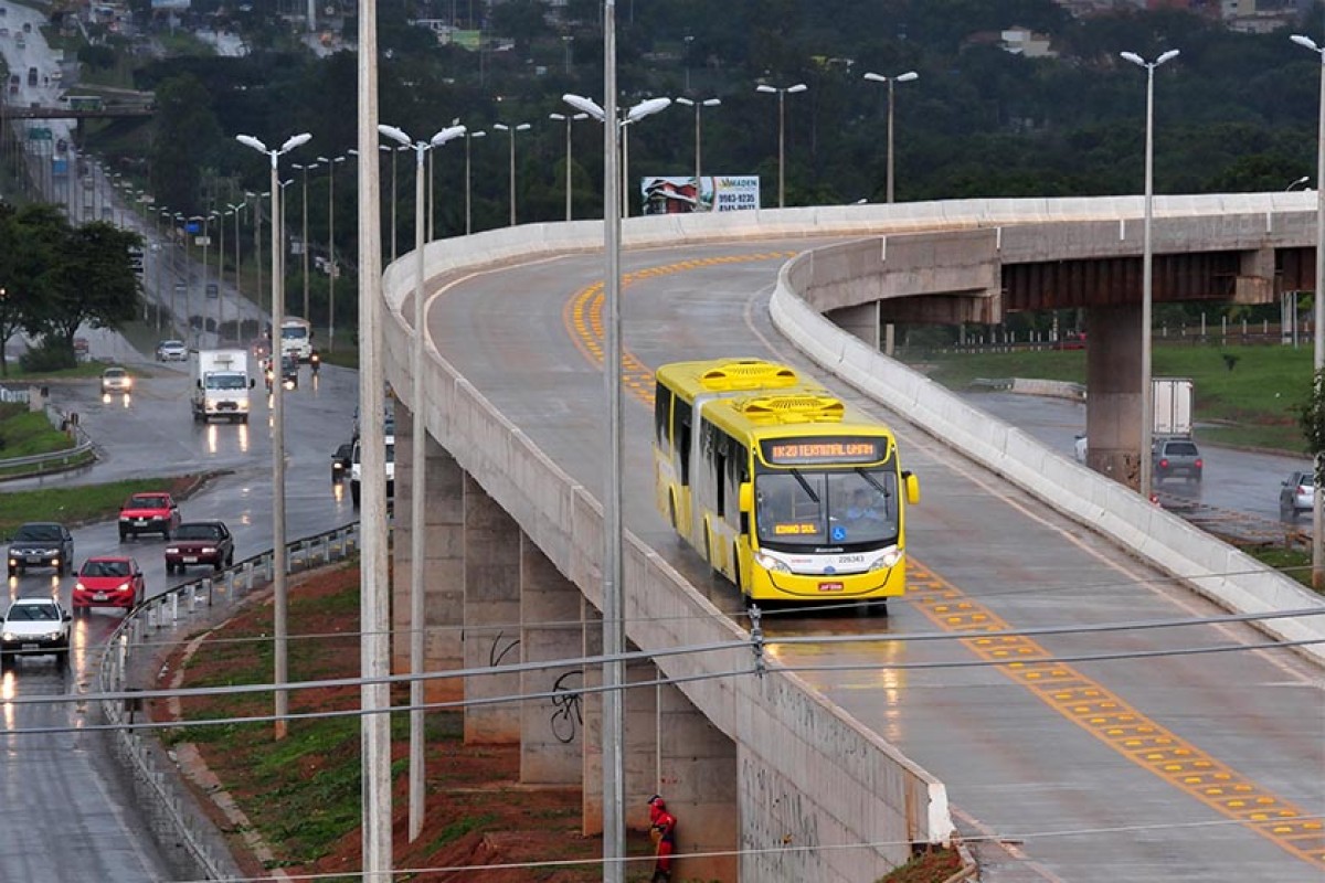 DER-DF abre licitação de R$ 8,6 milhões para obras em subtrechos do BRT Sul