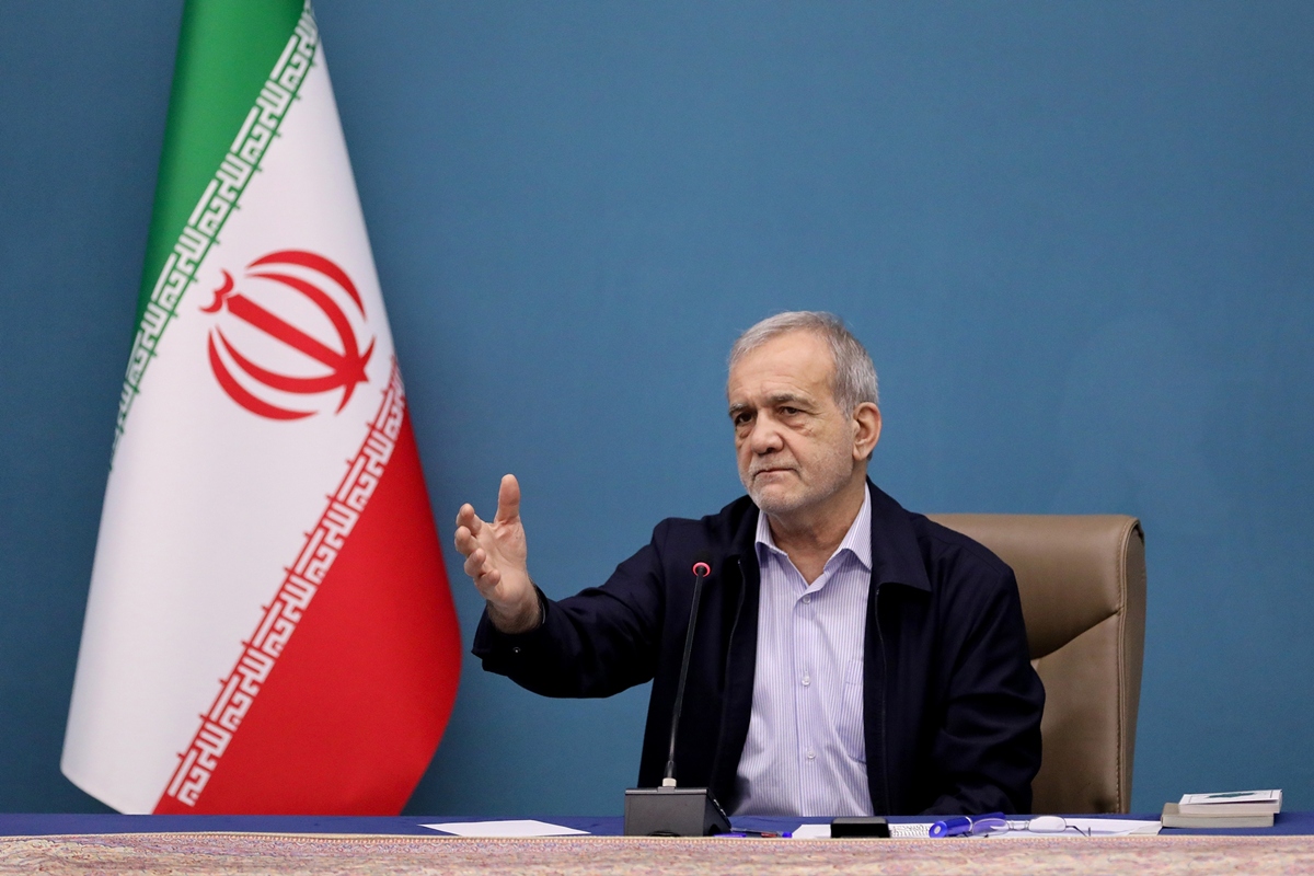 Presidente do Irã Masoud Pezeshkian