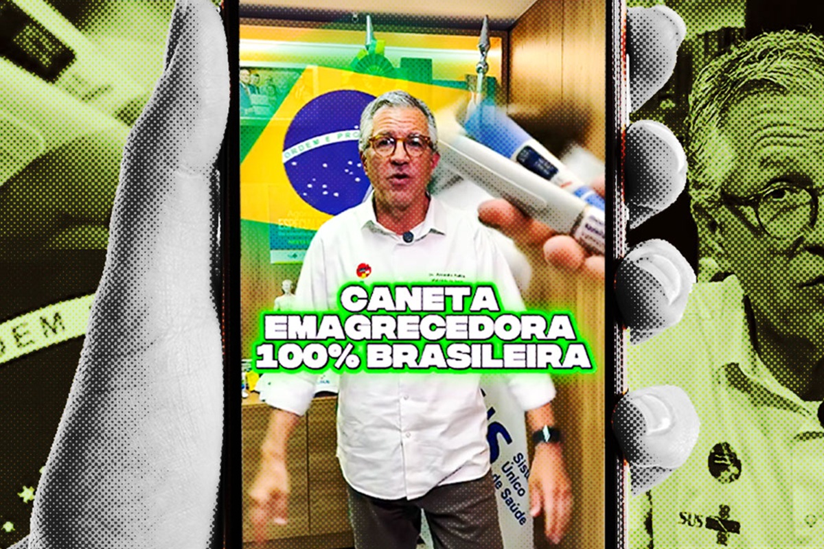 Alexandre Padilha anuncia canetinha emagrecedora "100% brasileira"... com insumos feitos na Sérvia