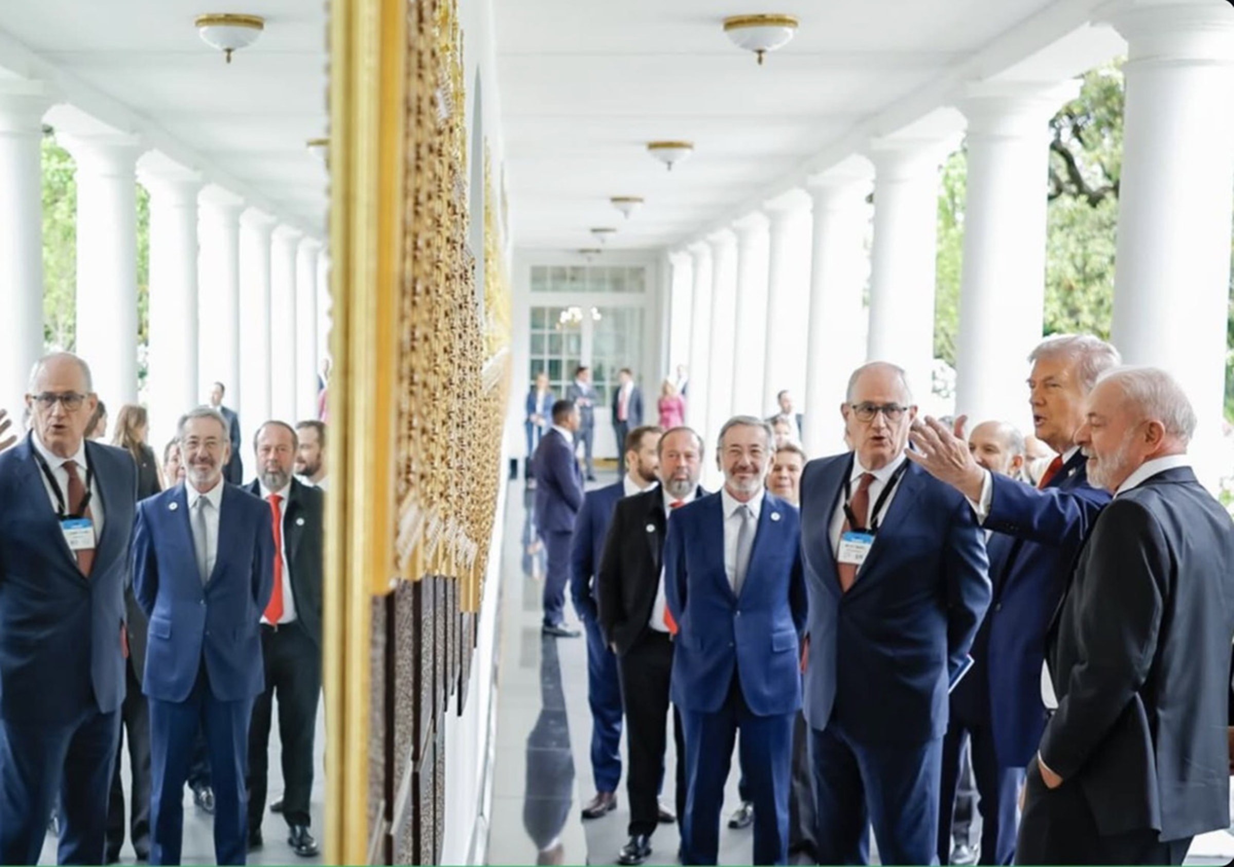 Tarifaço: governo Lula crê que EUA só retomará conversas após eleição 28 Lula e Trump em Casa Branca