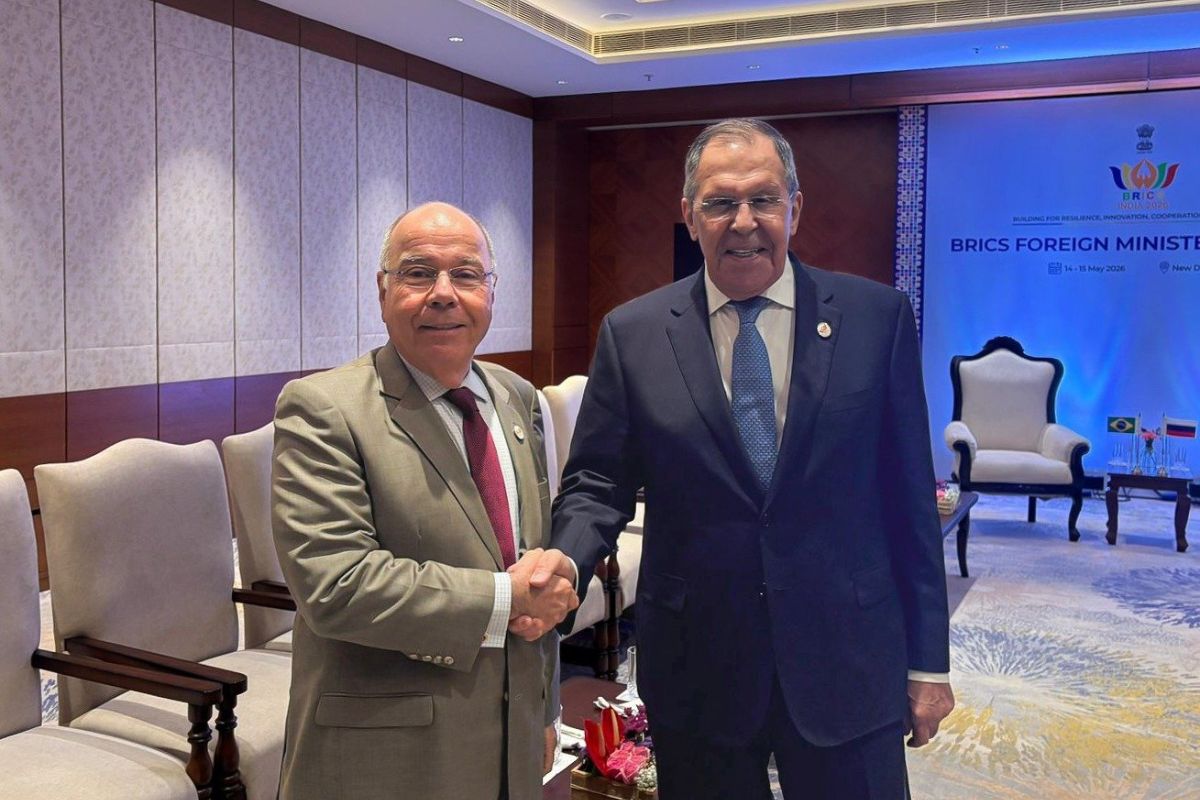 Mauro Vieira conversa com o chanceler da Rússia, Sergey Lavrov - QTU Questões do Universo