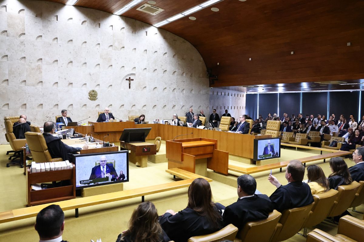 Plenário do STF na abertura do julgamento sobre a divisão dos royalties do petróleo
