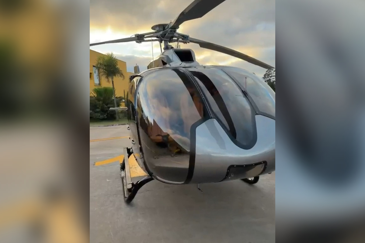 Helicóptero apreendido na Operação Las Vegas será usado pela polícia