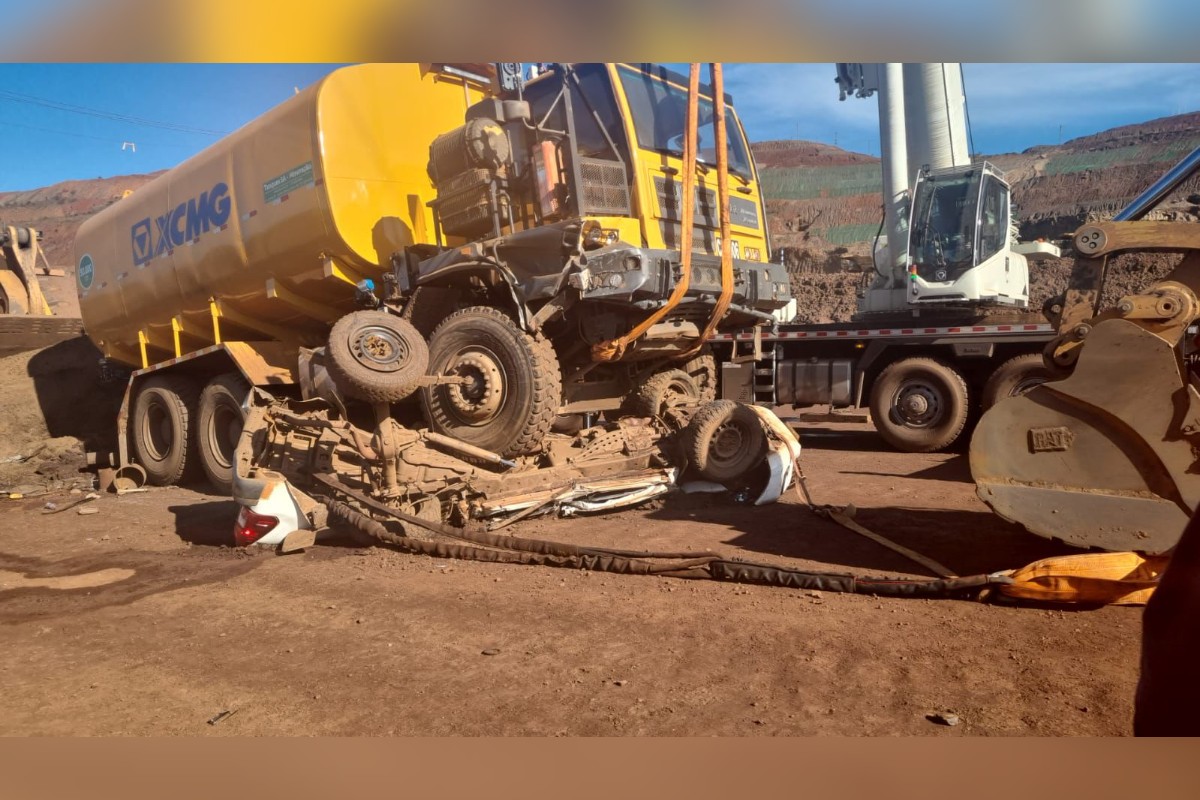 Caminhão-pipa sobe em caminhonete e mata trabalhador esmagado em MG 12 Sinais de frenagem falha