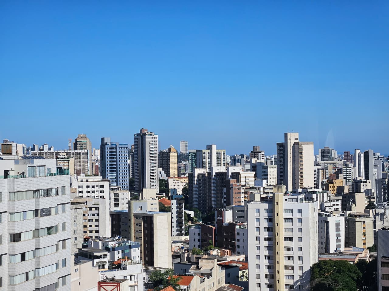 Vista de prédios de Belo Horizonte