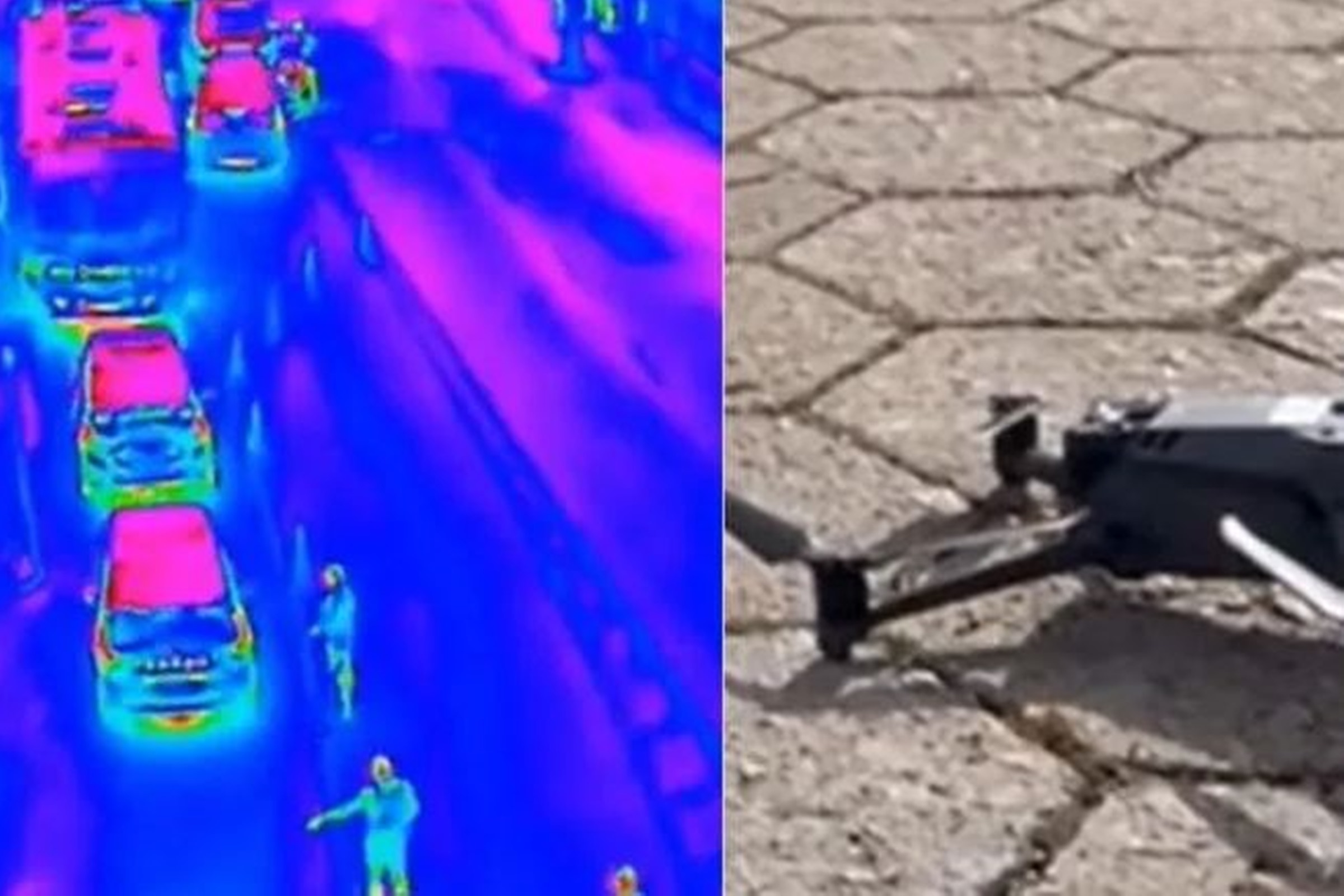 Drone com tecnologia de "calor humano" flagra motoristas bêbados