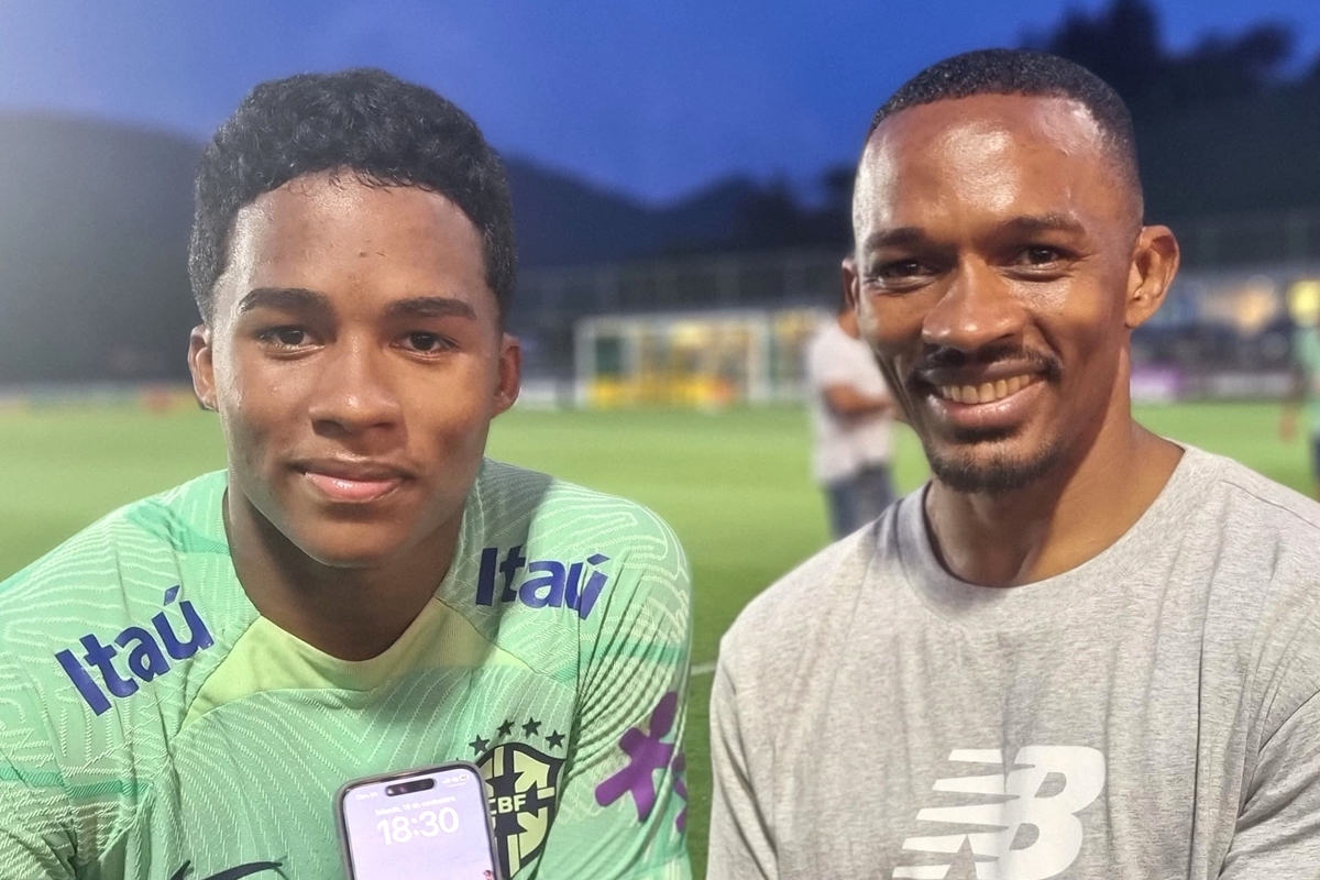 Pai de Endrick lamenta e consola filho após eliminação na Copa