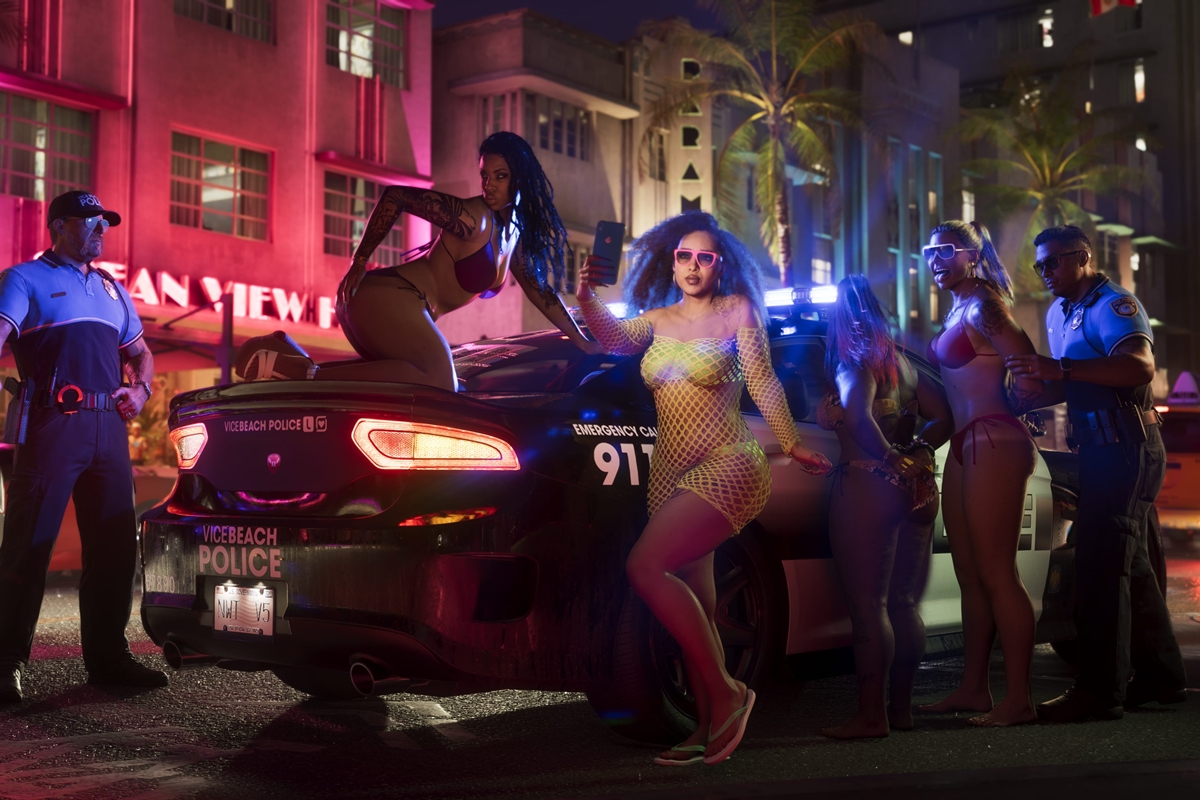 Foto promocional colorida de GTA 6