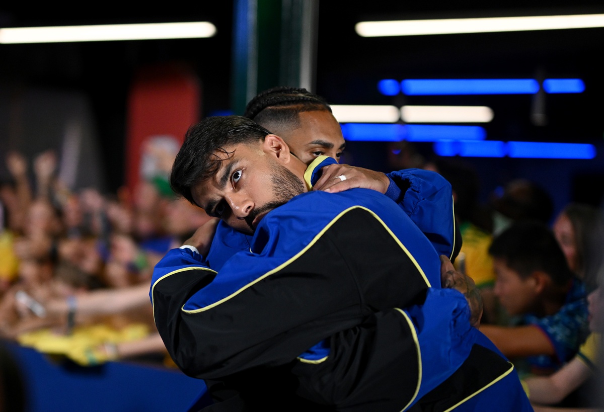 jaqueta azul seleção brasileira jordan - metrópoles
