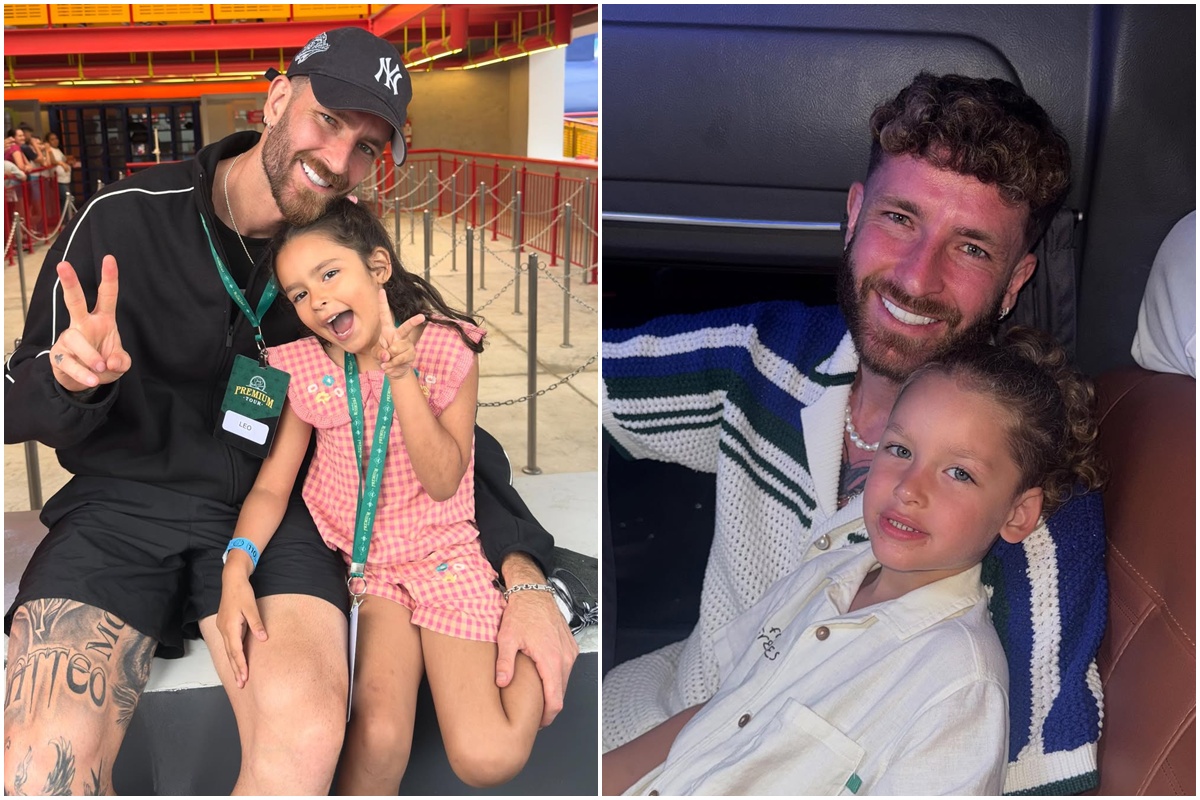 Leô Pereira com família Leonardo Pereira com a família