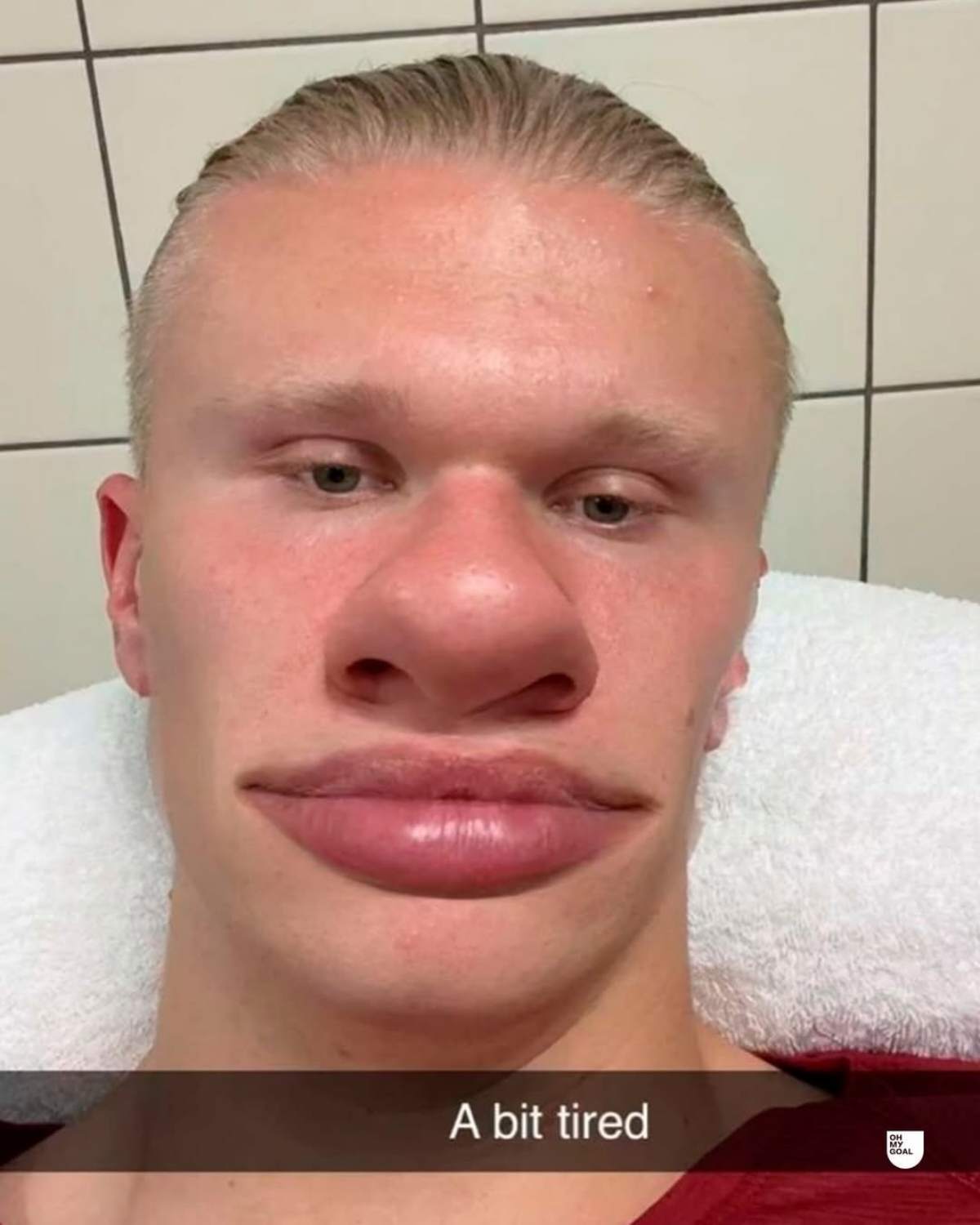 foto com cor. memes erling haaland - metrópoles
