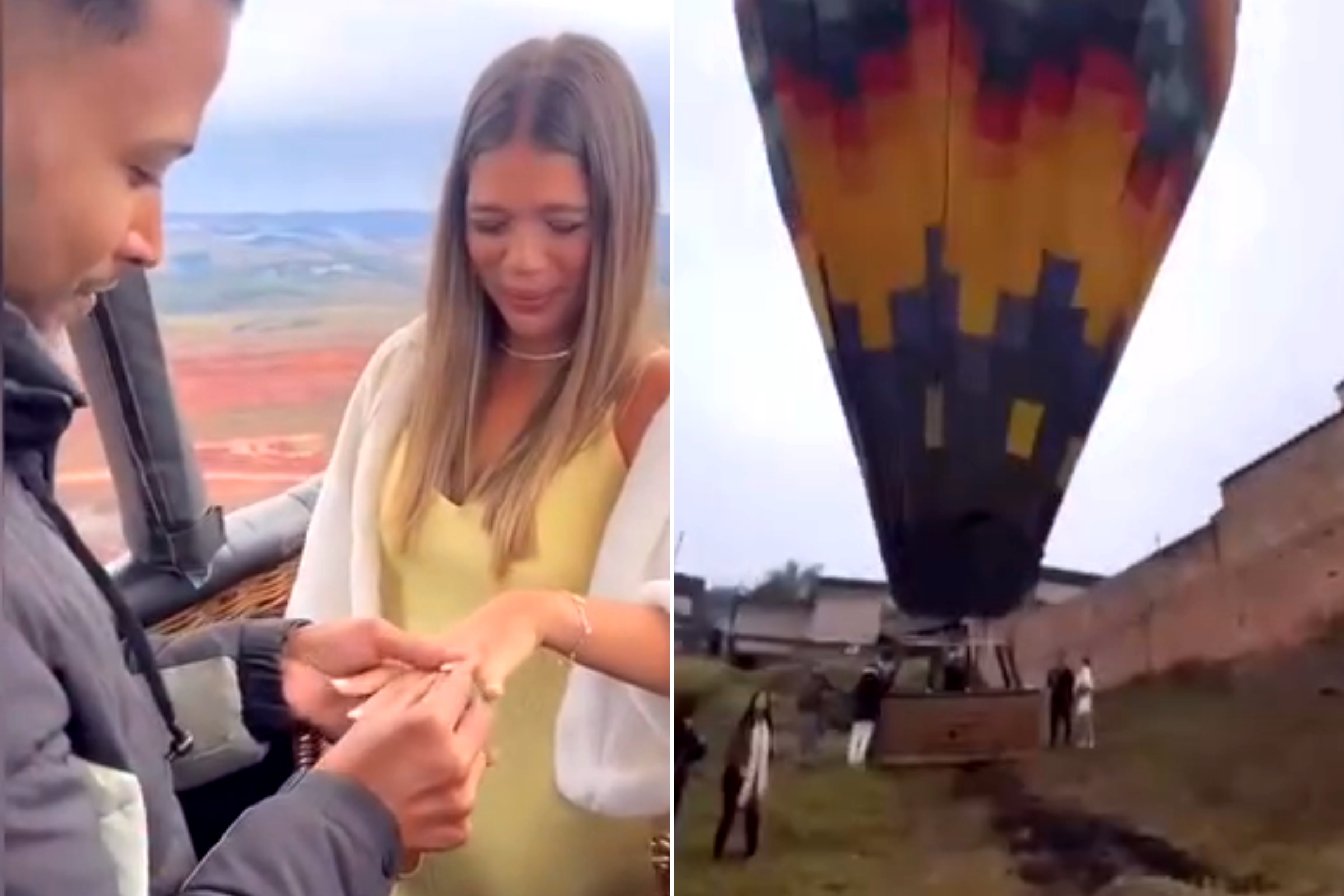 pouso forçado queda balão Itabirito