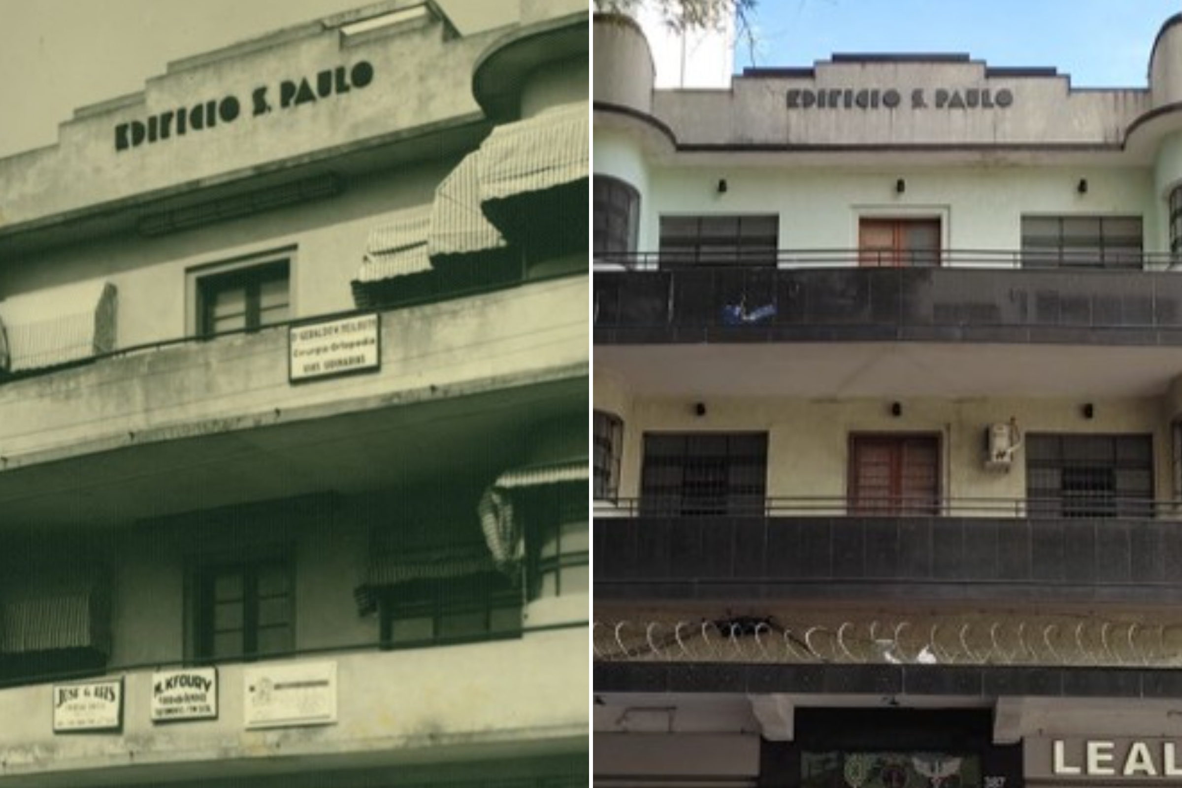 Letreiro edifício São Paulo, em BH