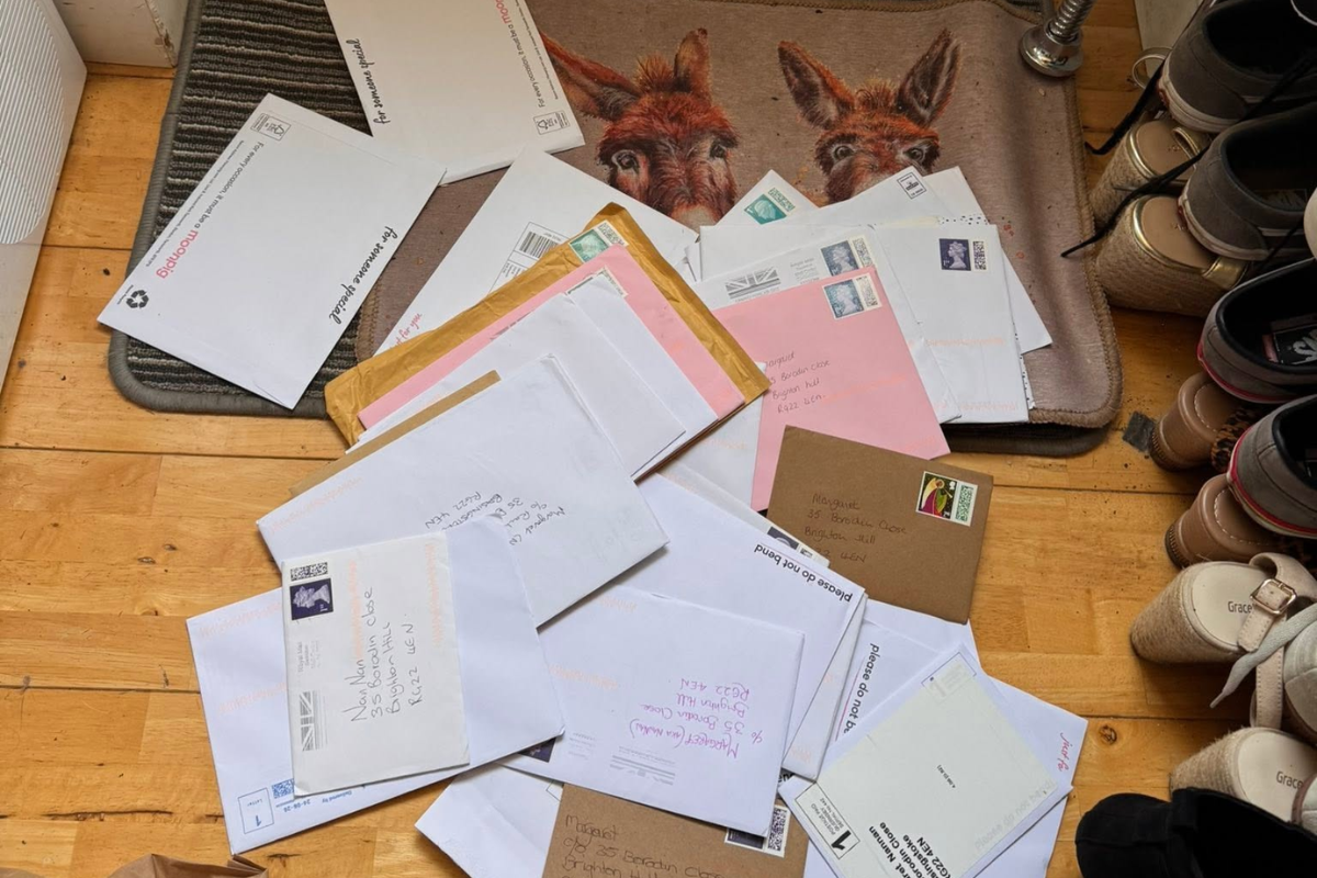 Cartas enviadas para Margaret