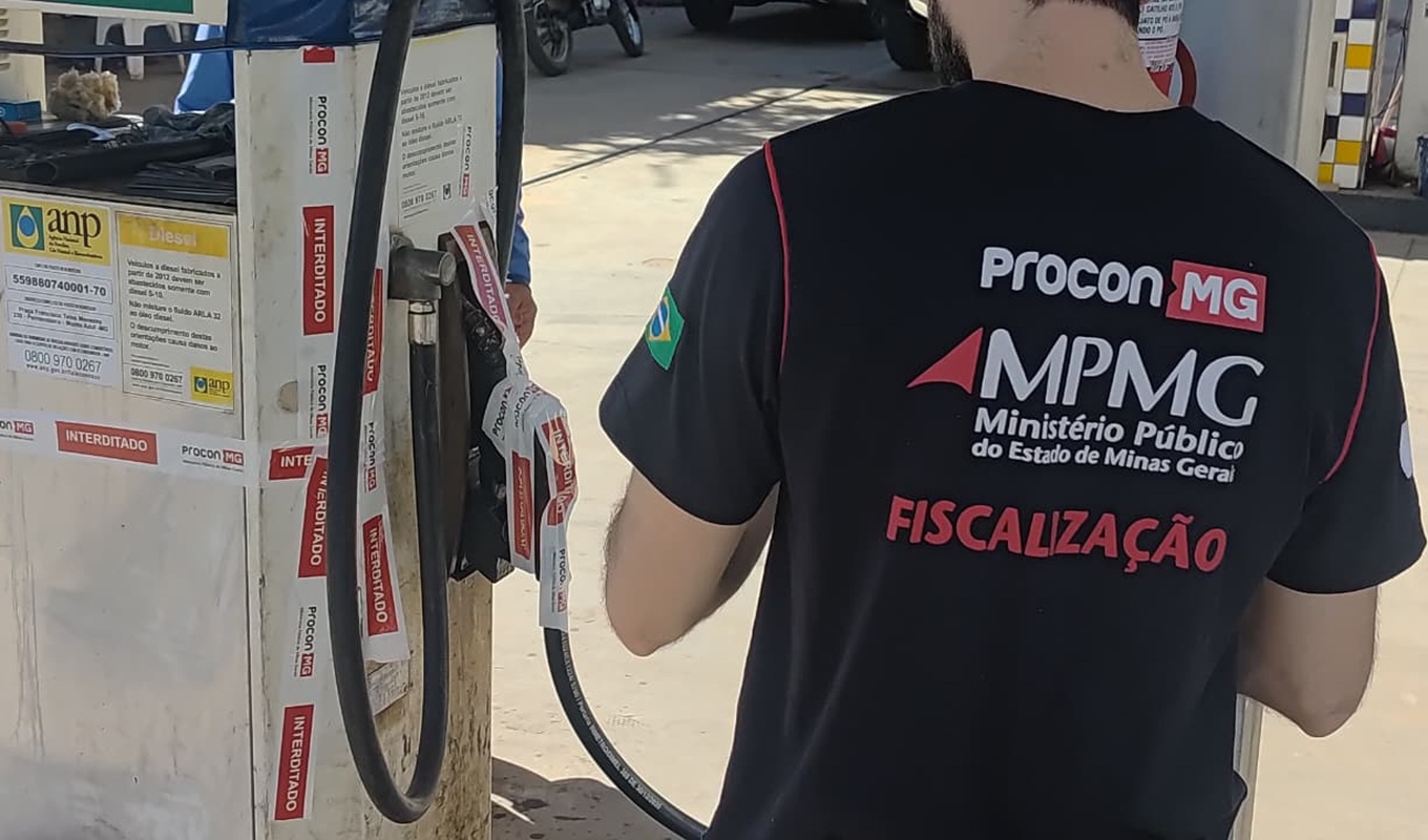 fiscal posto de combustível Procon