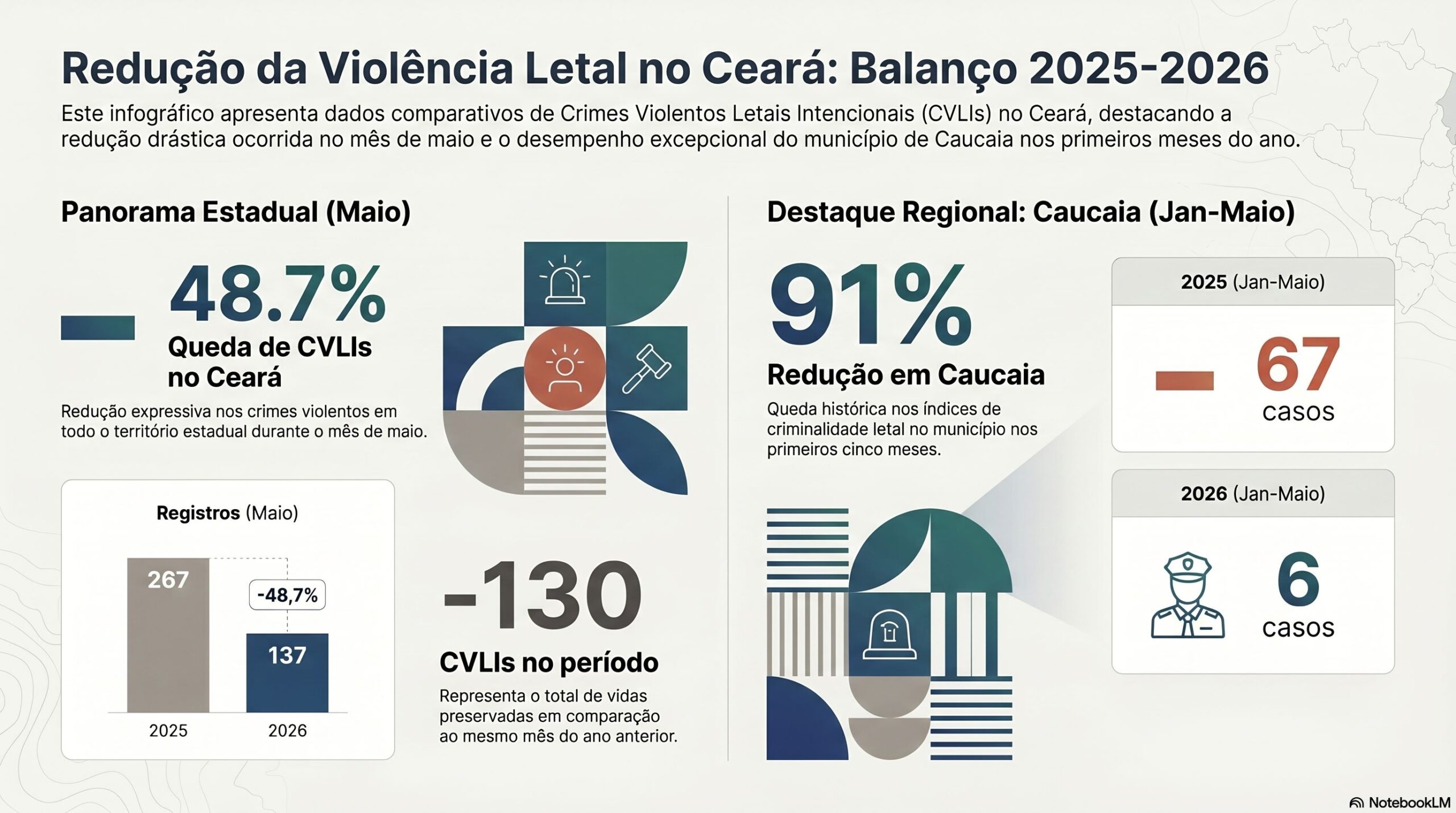 Redução de violência no Ceará