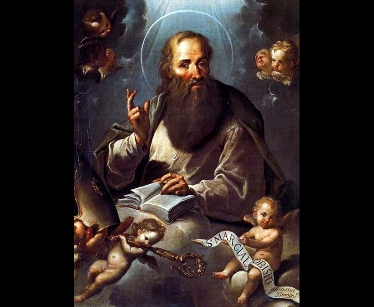 Pintura de Juan de Miranda, 1.787, que representa São Marçal - Metrópoles