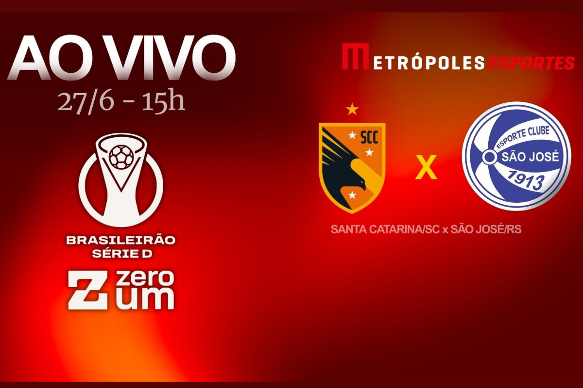 Série D ZeroUm: acompanhe ao vivo Santa Catarina-SC x São José-RS