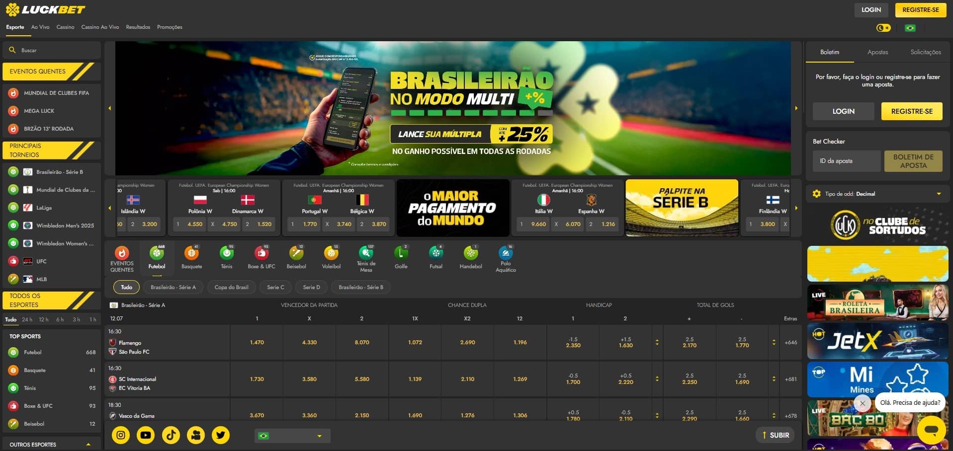 A Luck Bet é uma plataforma que mais paga, com saque máximo de até R$ 20 mil
