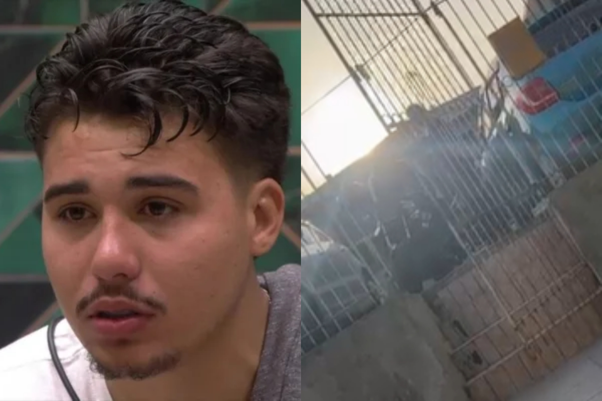 Vídeo mostra Pedro Espíndola sendo confrontado após invadir casa da ex