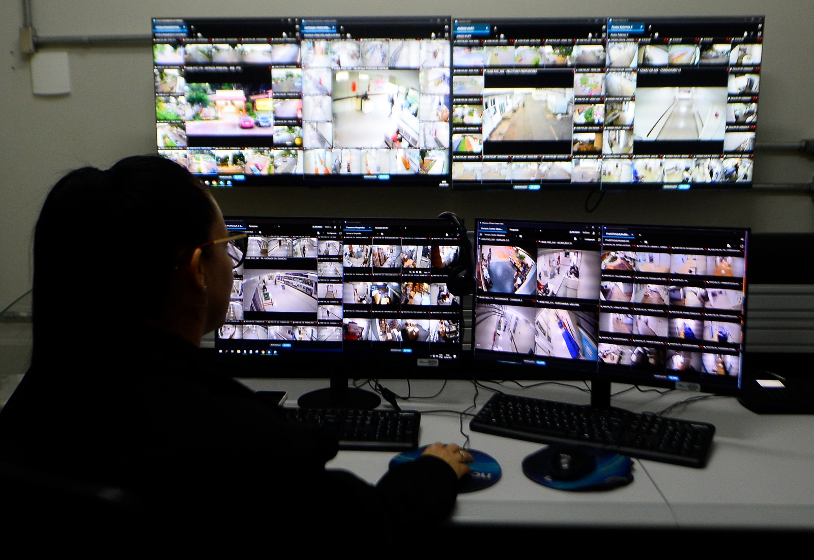 foto de monitoramento de câmera de segurança
