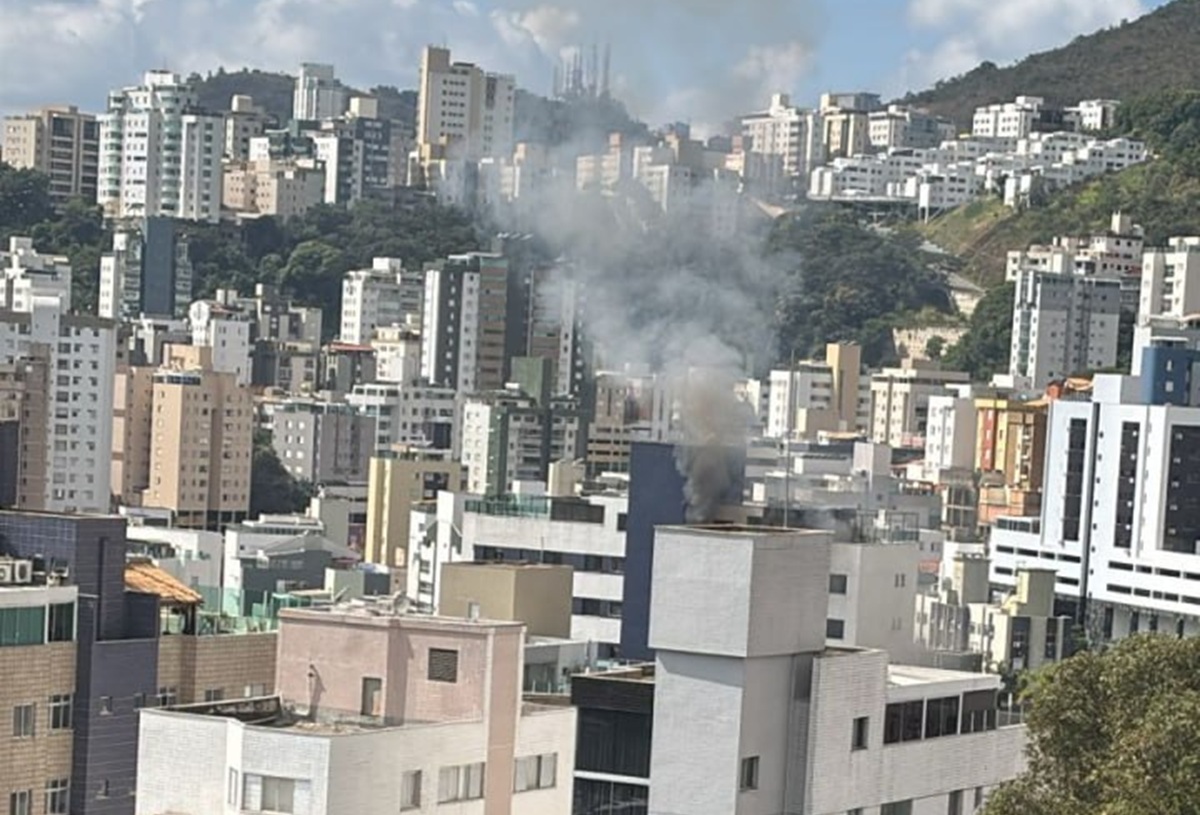 Incêndio em apartamento na região Centro Sul de BH