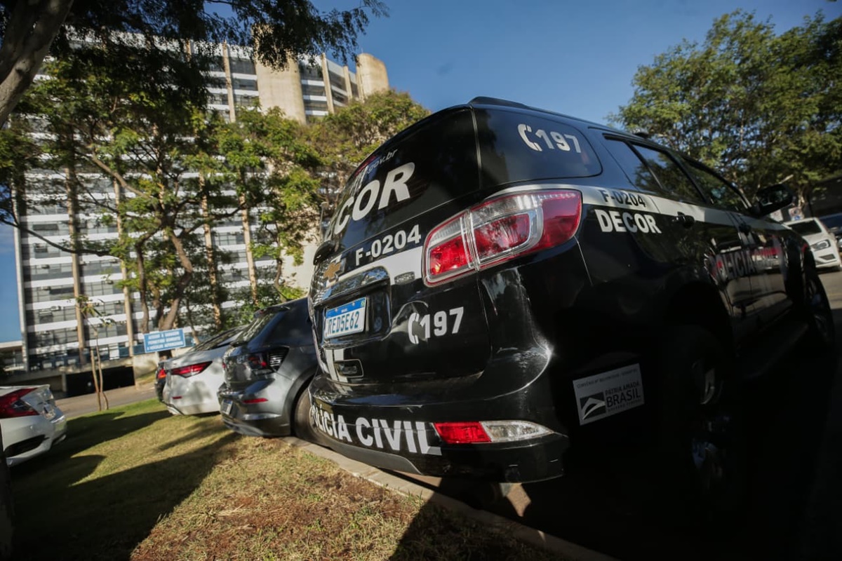 Imagens registradas pela imprensa durante a ação