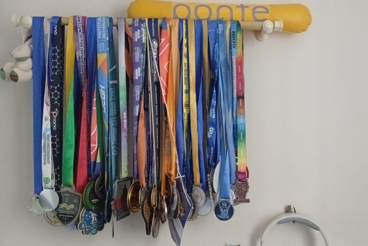 Medalhas conquistadas em olimpíadas de conhecimento