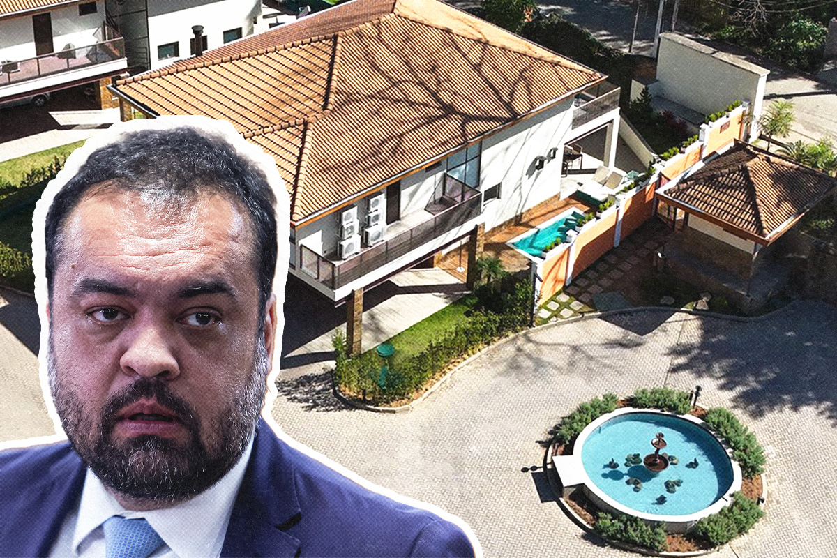 Cláudio Castro e sua adega de R$ 245 mil em mansão de Petrópolis