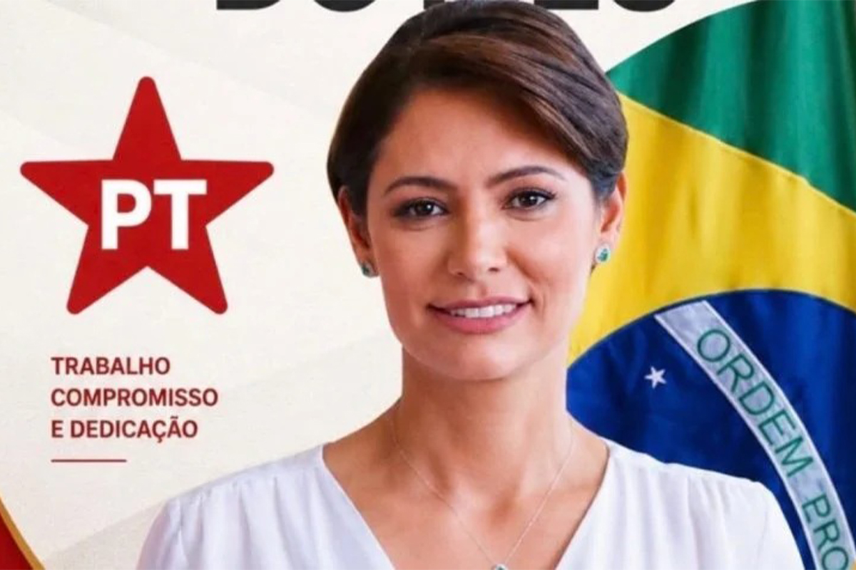 A ex-primeira dama Michelle Bolsonaro