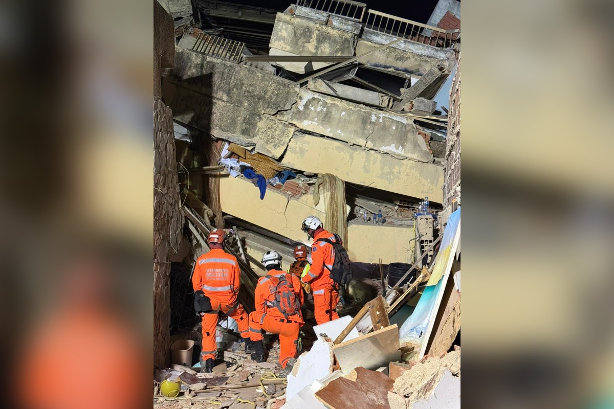 Bombeiros de MG em ação na Venezuela