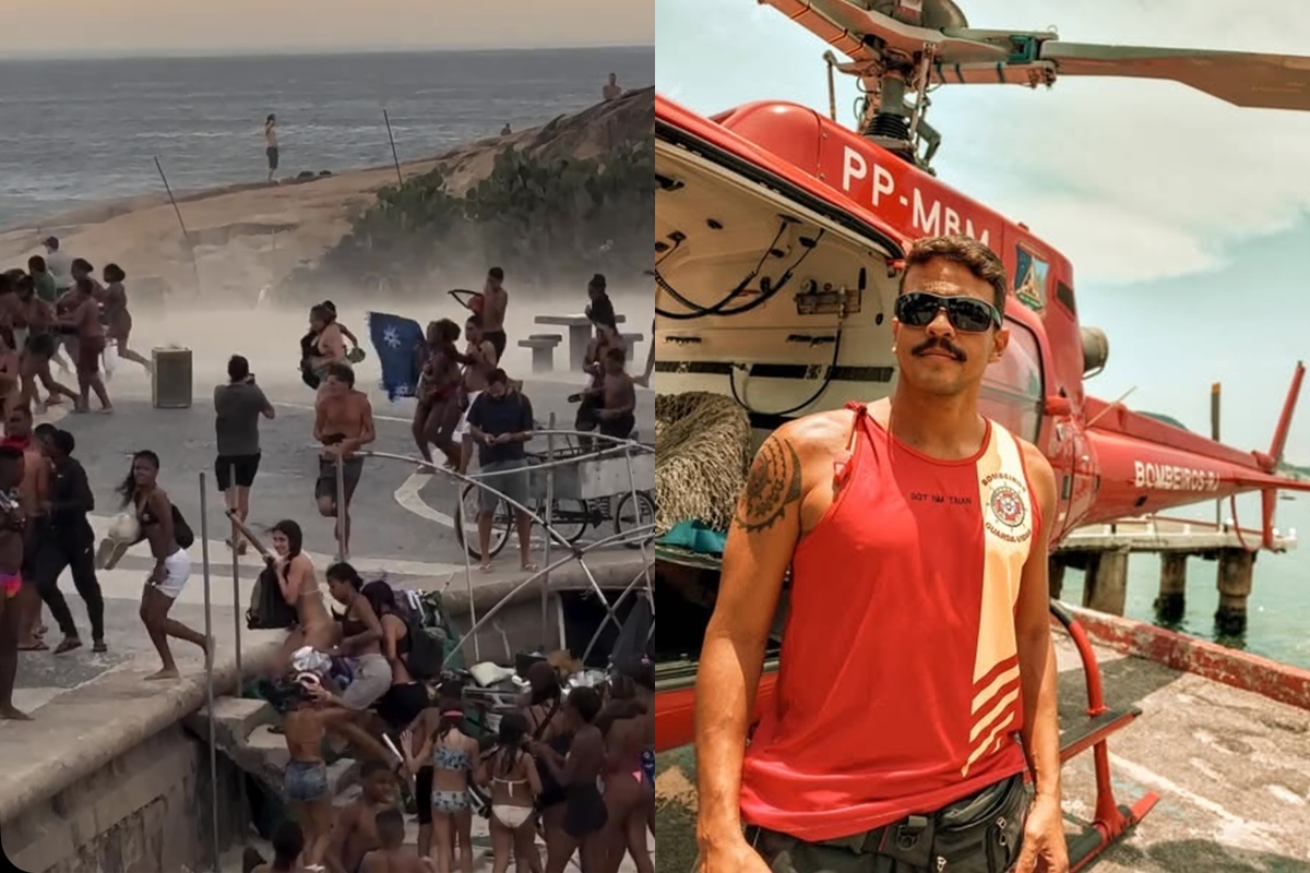 Bombeiro "previu" ventania que atingiu o Rio de Janeiro. Veja vídeo