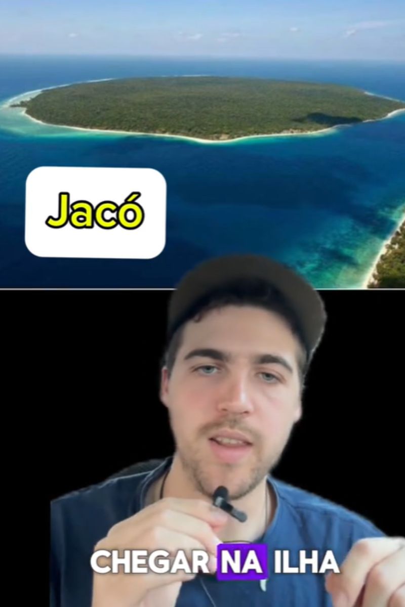 João contando a história no TikTok