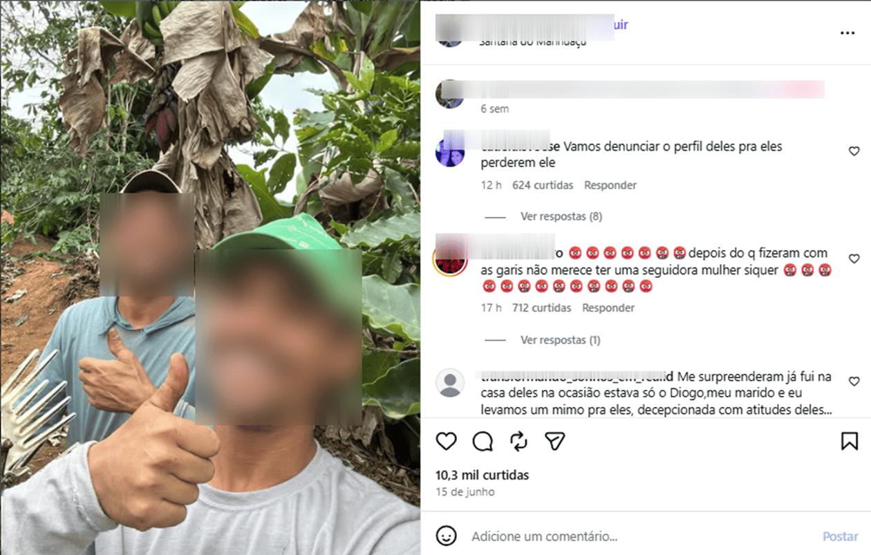 influencer agressão servidora Santana do Manhuaçu