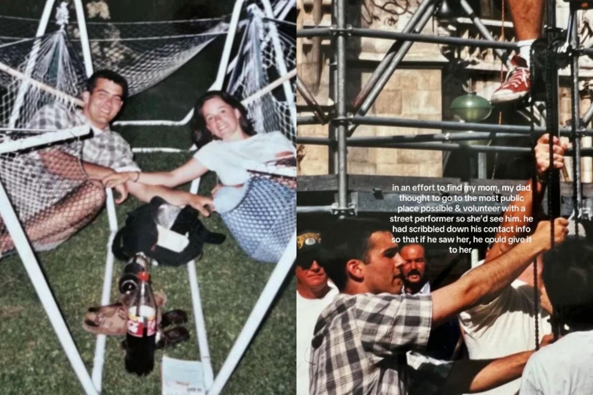 Fotos coloridas de Tom e Kim