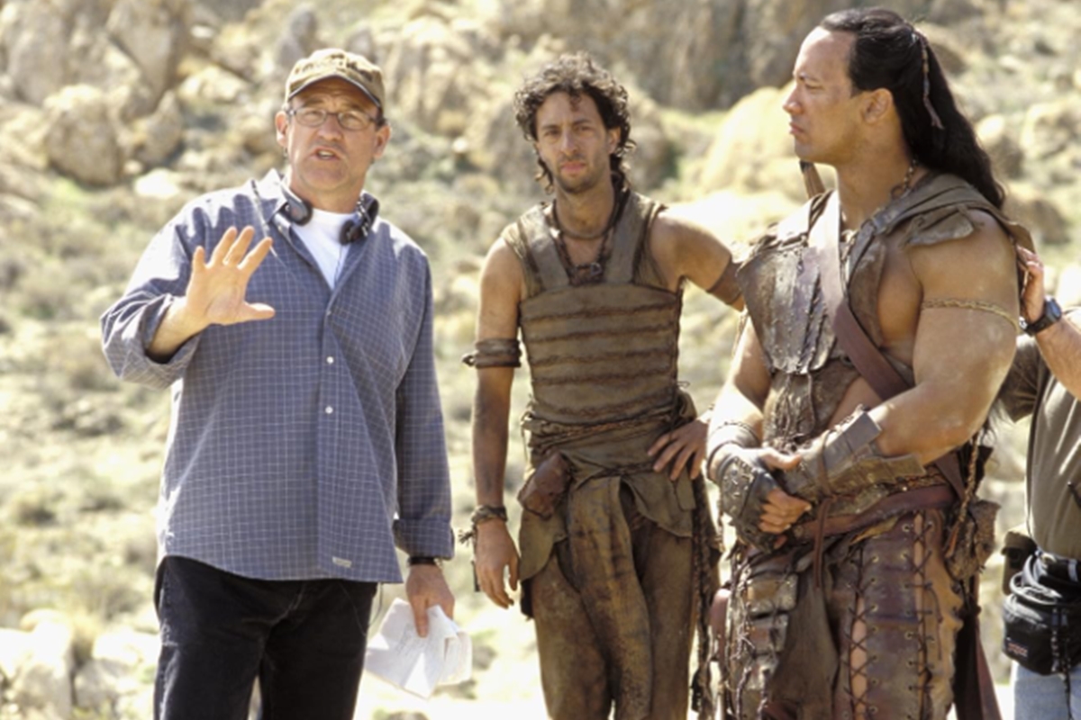 Chuck Russell e Dwayne Johnson