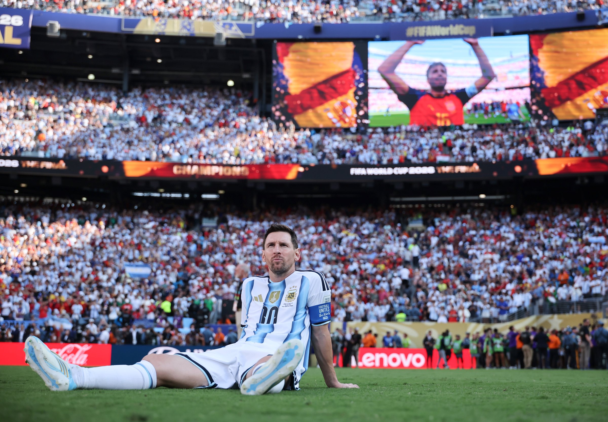 Messi na final contra a Espanha