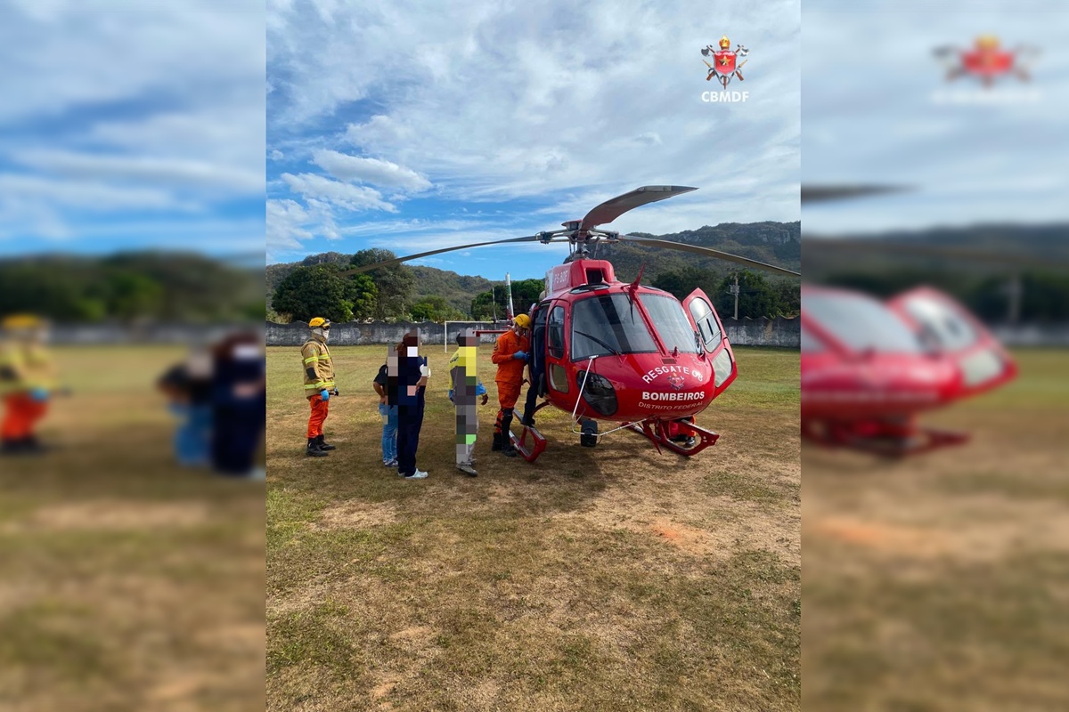 Criança picada por jararaca é transferida e segue estável no DF