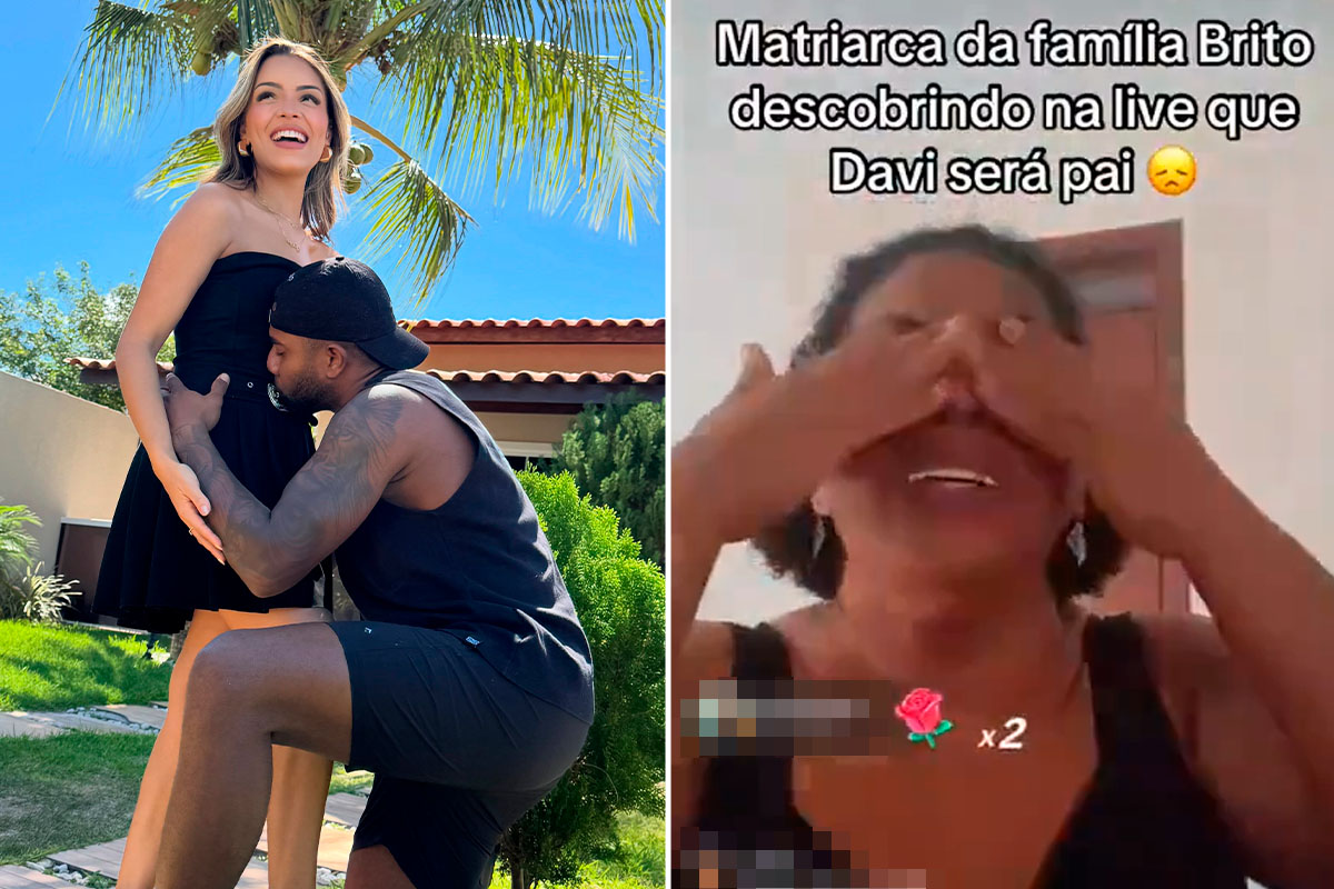 Davi Brito provoca reações ao insinuar gravidez de Emilly Araújo