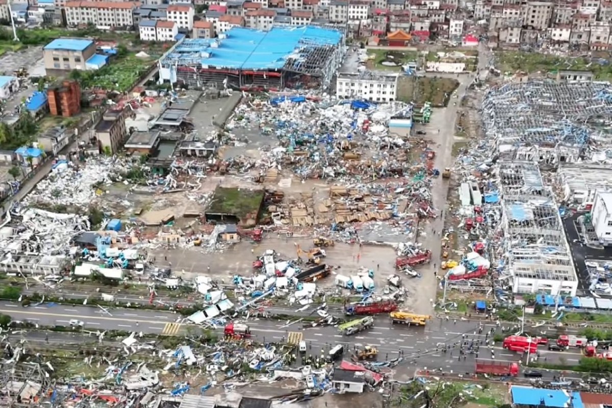 Tempestades na China resultam em 11 mortes e diversos danos materiais