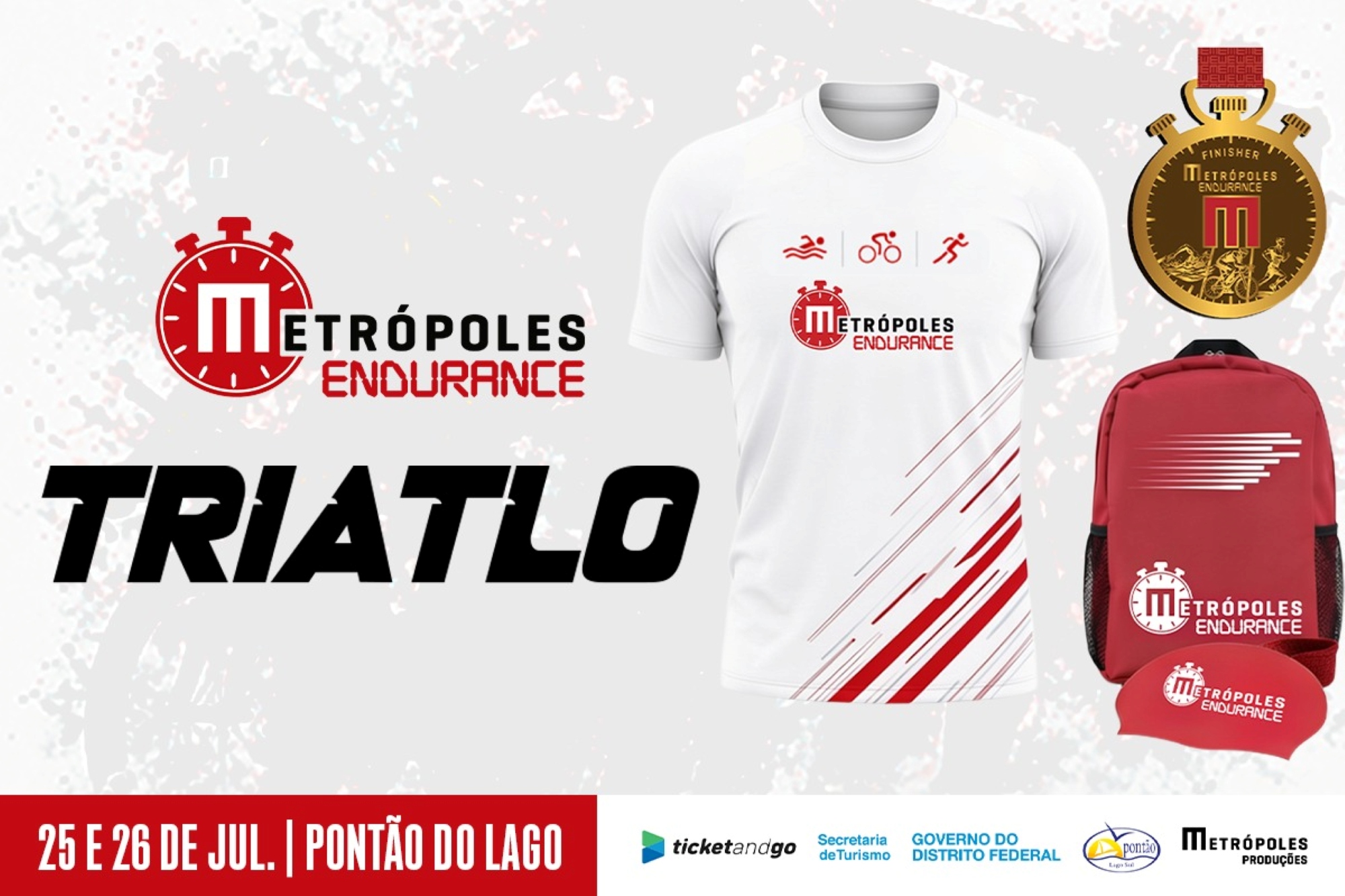 Triatlo em Brasília: Atletas recebem kits exclusivos para evento